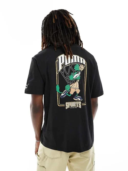 Dylan Sport Shop 13 Puma For The Fanbase Graphic T-shirt In Black For Men