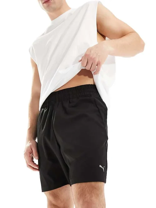Puma Training Woven 7 Inch Shorts In Black For Men