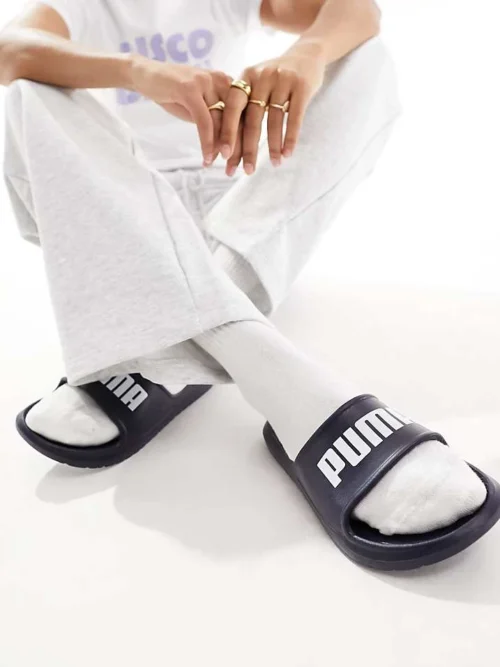 Puma Divecat V2 Lite Sliders In Navy For Unisex