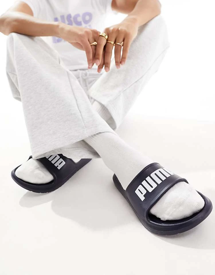 Puma Divecat V2 Lite Sliders In Navy For Unisex 1 Puma Divecat V2 Lite Sliders In Navy For Unisex