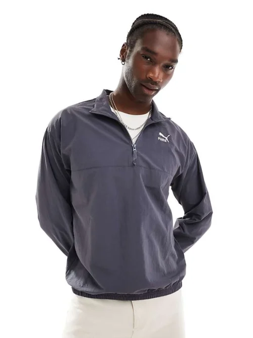 Dylan Sport Shop 41 Puma Classics Half-zip In Grey For Men