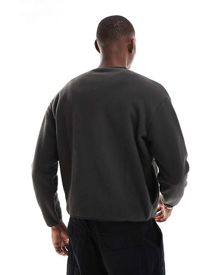 Puma Classics Fleece Cardigan In Black For Men 2 Puma Classics Fleece Cardigan In Black For Men - Image 2