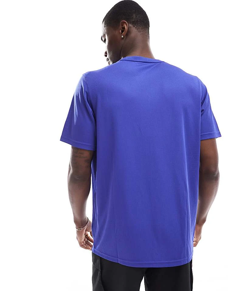 Puma Performance Short Sleeve T-shirt In Blue For Men Mid Blue 4 Puma Performance Short Sleeve T-shirt In Blue For Men Mid Blue - Image 4