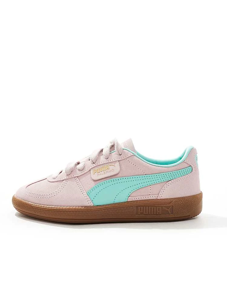 Puma Palermo Trainers In Light Pink For Unisex Purple 2 Puma Palermo Trainers In Light Pink For Unisex Purple - Image 2