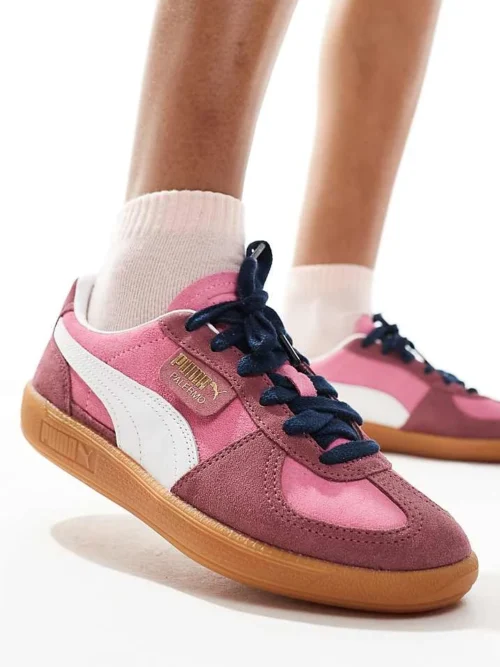Puma Palermo Trainers In Pink For Unisex Light Pink