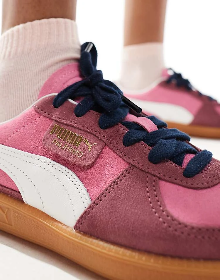 Puma Palermo Trainers In Pink For Unisex Light Pink 3 Puma Palermo Trainers In Pink For Unisex Light Pink - Image 3