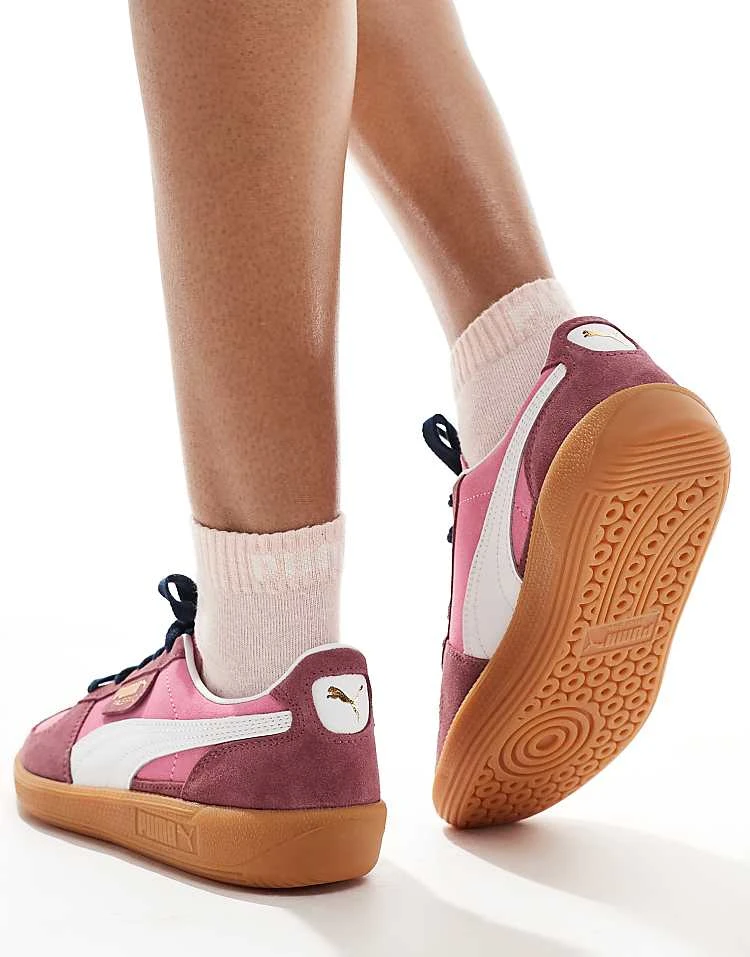 Puma Palermo Trainers In Pink For Unisex Light Pink 4 Puma Palermo Trainers In Pink For Unisex Light Pink - Image 4