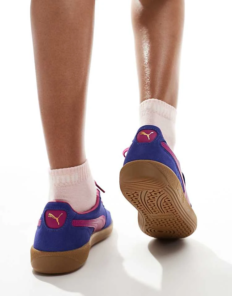 Puma Palermo Trainers In Purple For Unisex Brown 4 Puma Palermo Trainers In Purple For Unisex Brown - Image 4