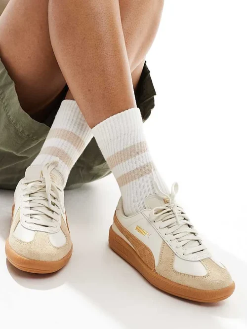 Puma Army Trainers In Beige For Unisex