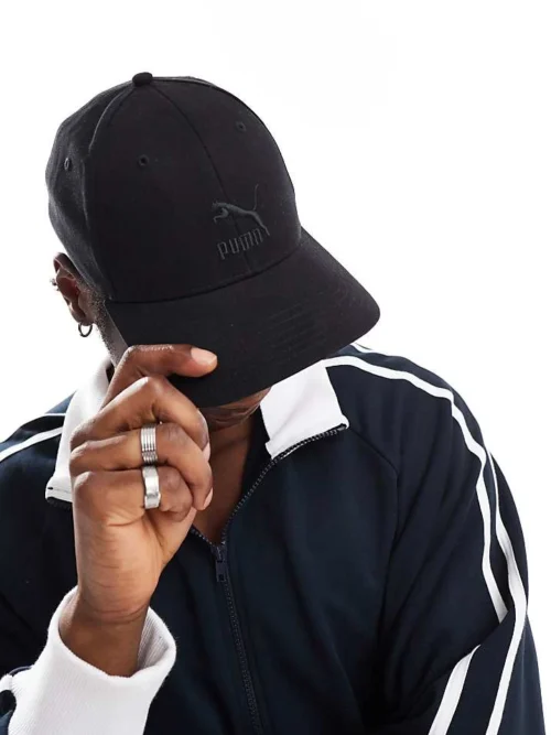 Puma Classics Cap In Black For Unisex