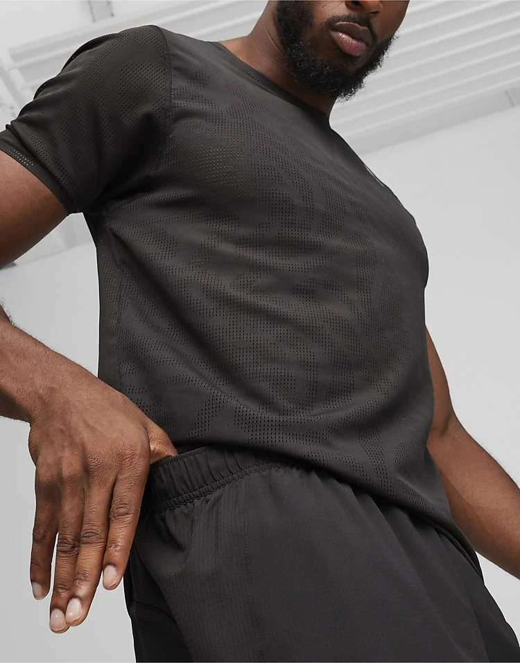 Puma Run Velocity Ultraweave 5" Running Shorts In Puma Black For Men 2 Puma Run Velocity Ultraweave 5" Running Shorts In Puma Black For Men - Image 2