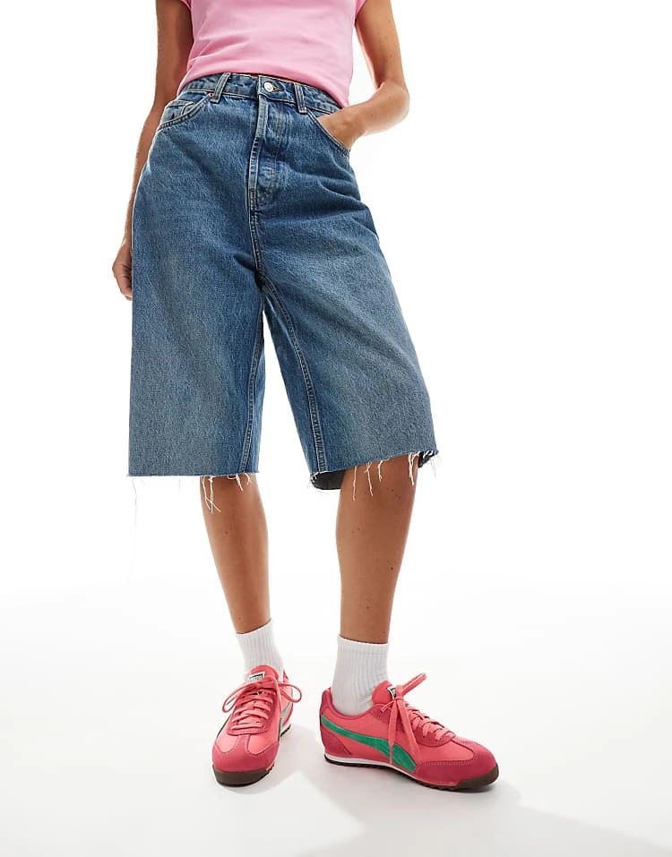 Puma Arizona Nylon Trainers In Pink And Green For Unisex 3 Puma Arizona Nylon Trainers In Pink And Green For Unisex - Image 3