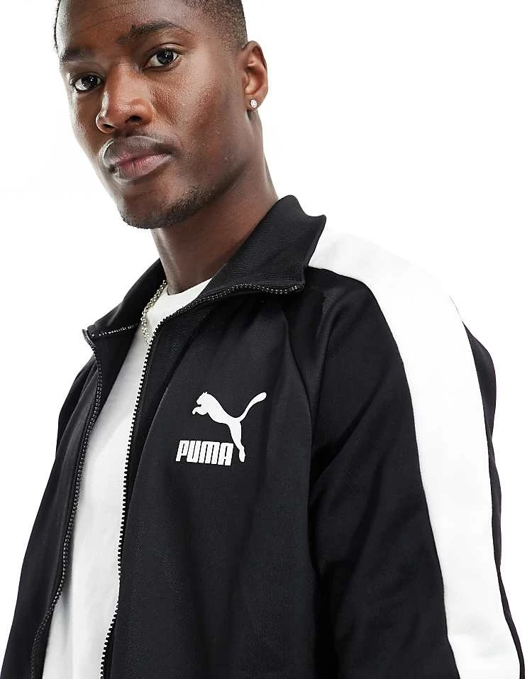 Puma Iconic T7 Track Jacket In Black For Men 4 Puma Iconic T7 Track Jacket In Black For Men - Image 4
