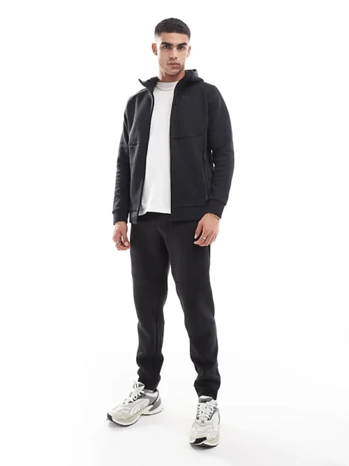 Puma Pumatech Track Pants In Puma Black For Men