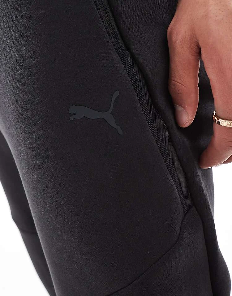 Puma Pumatech Track Pants In Puma Black For Men 2 Puma Pumatech Track Pants In Puma Black For Men - Image 2