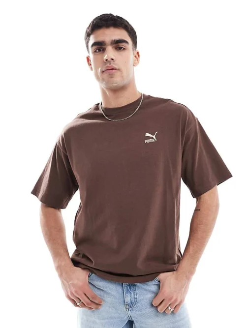 Puma Better Classics T-shirt In Espresso Brown For Men