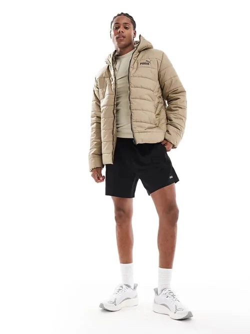 Puma Essentials Padded Jacket In Oak Branch For Men