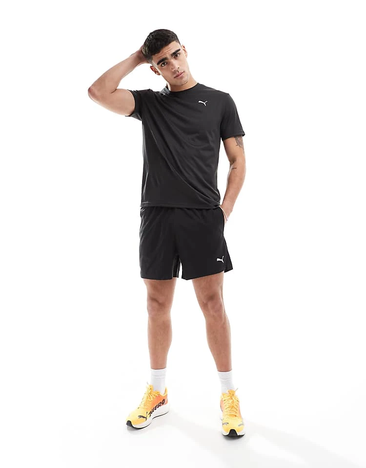 Puma Essentials 5'' Shorts In Black For Men 2 Puma Essentials 5'' Shorts In Black For Men - Image 2