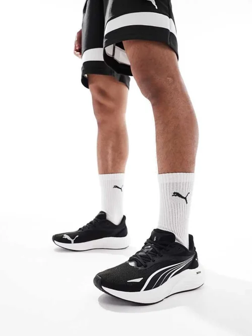 Puma Electrify Nitro 4 Trainers In Black For Men