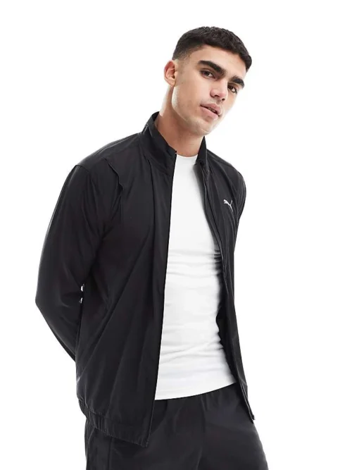 Puma Run Velocity Jacket In Black For Men