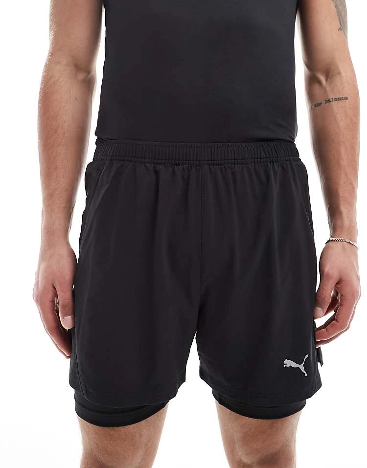 Puma Run Velocity 2 In 1 Shorts In Black For Men 5 Puma Run Velocity 2 In 1 Shorts In Black For Men - Image 5