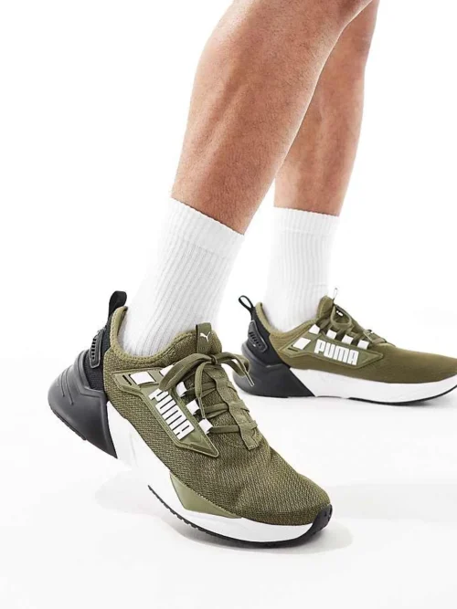 Puma Retaliate 3 Trainers In Khaki For Men