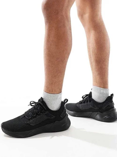 Puma Retaliate 3 Trainers In Black For Men