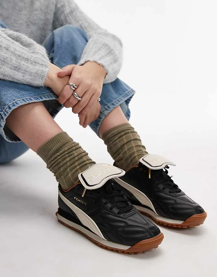 Puma Avanti VL Fenty Trainers In Black For Unisex 6 Puma Avanti VL Fenty Trainers In Black For Unisex - Image 6