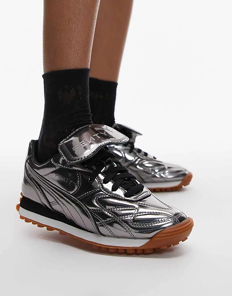 Puma Avanti C Fenty Trainers In Silver For Unisex 3 Puma Avanti C Fenty Trainers In Silver For Unisex - Image 3