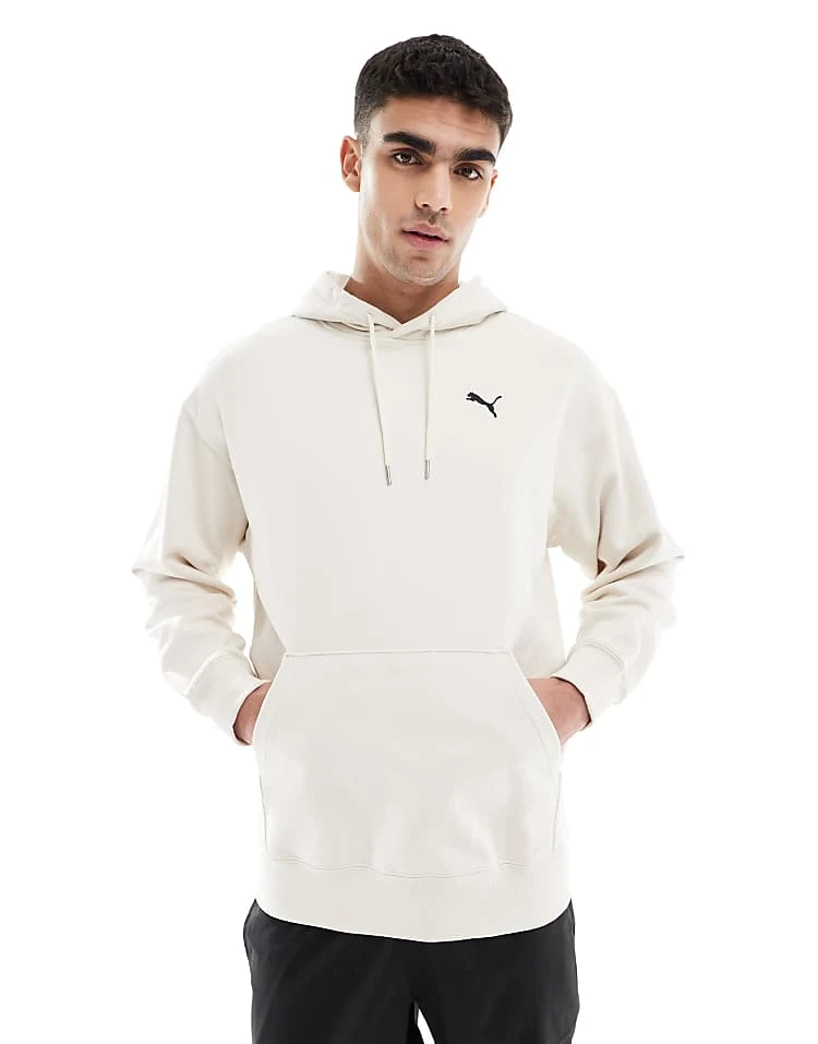 Puma Wardrobe Ess Relaxed Hoodie In Alpine Snow For Men 5 Puma Wardrobe Ess Relaxed Hoodie In Alpine Snow For Men - Image 5
