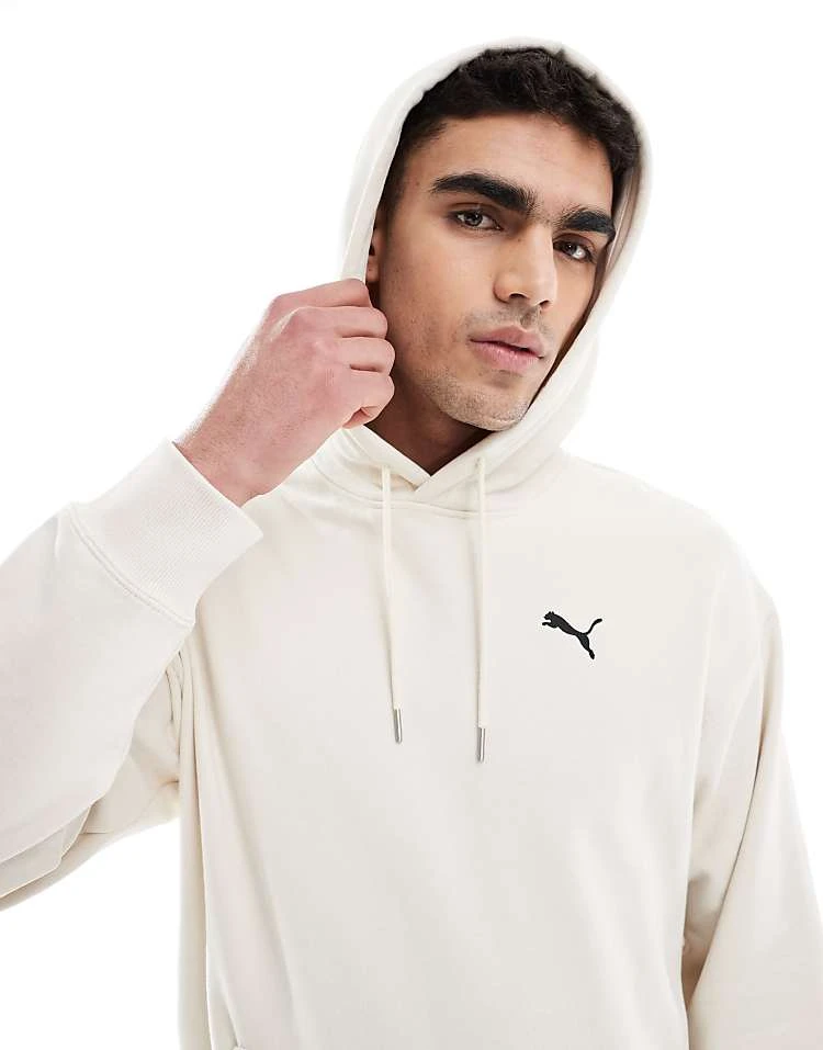 Puma Wardrobe Ess Relaxed Hoodie In Alpine Snow For Men 4 Puma Wardrobe Ess Relaxed Hoodie In Alpine Snow For Men - Image 4
