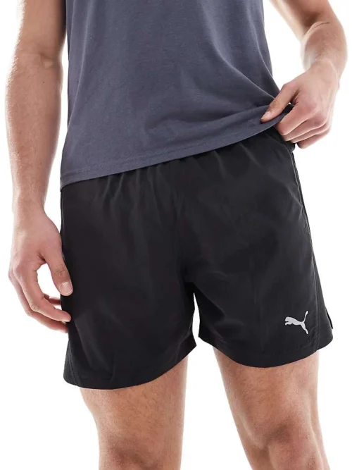 Puma Velocity 5" Running Shorts In Puma Black For Men