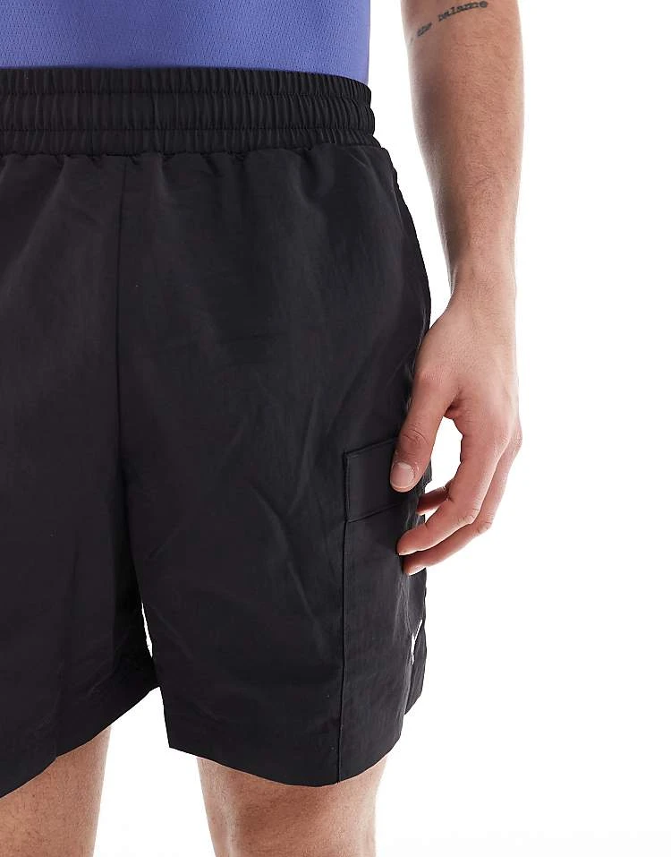 Puma Wardrobe Ess Relaxed 6" Cargo Shorts In Puma Black For Men 4 Puma Wardrobe Ess Relaxed 6" Cargo Shorts In Puma Black For Men - Image 4