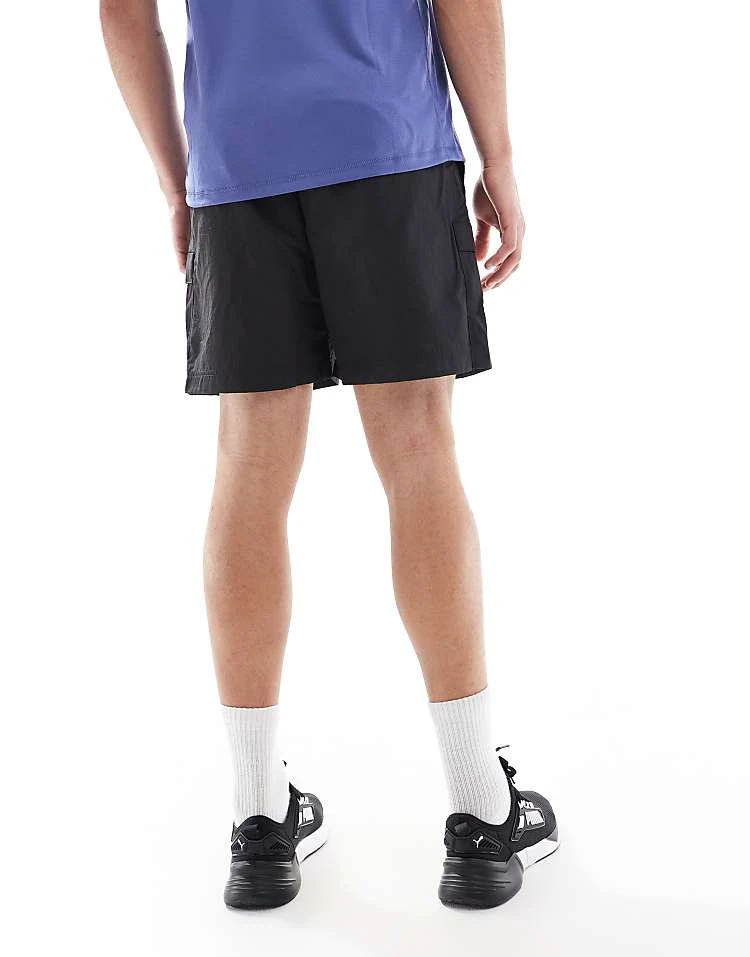 Puma Wardrobe Ess Relaxed 6" Cargo Shorts In Puma Black For Men 5 Puma Wardrobe Ess Relaxed 6" Cargo Shorts In Puma Black For Men - Image 5