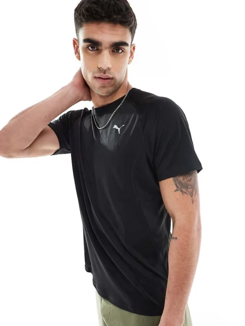 Puma Velocity Running T-shirt In Puma Black For Men