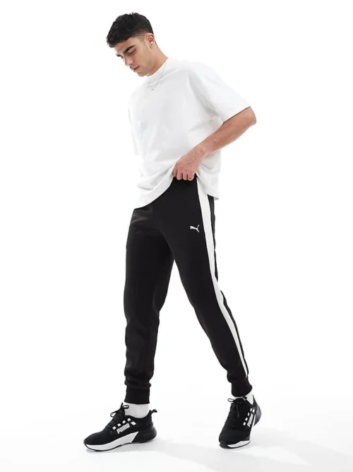 Puma T7 Always On Track Pants In Puma Black For Men
