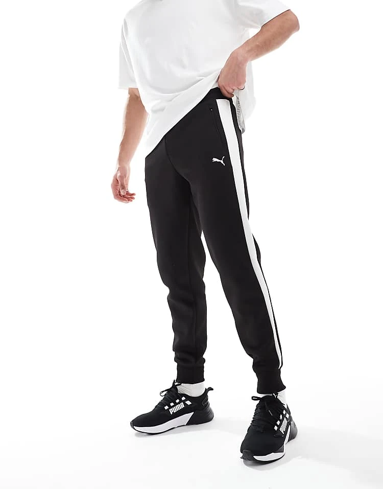 Puma T7 Always On Track Pants In Puma Black For Men 4 Puma T7 Always On Track Pants In Puma Black For Men - Image 4