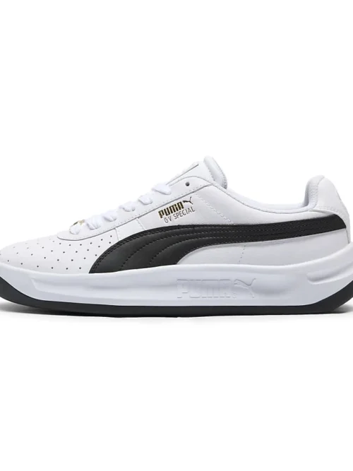 Puma Gv Special Sneakers In White & Black For Unisex Puma White-puma Black