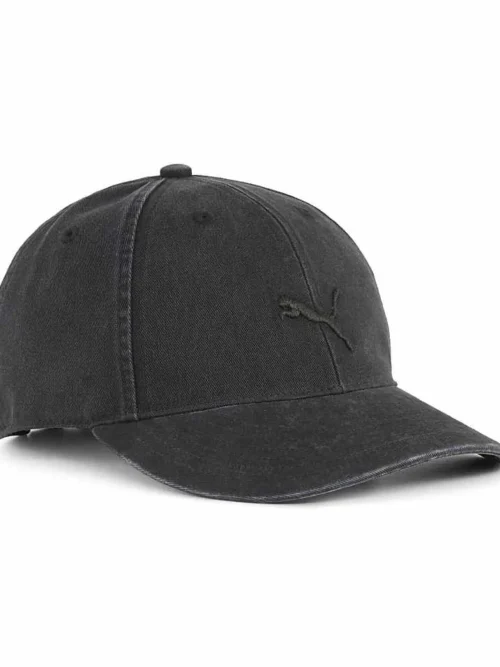 Puma Premium Ess Classic Baseball Cap In Puma Black For Unisex