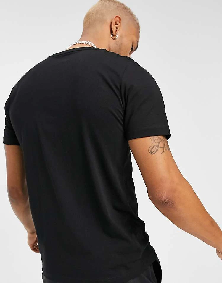 Puma Essentials Large Logo T-shirt In Black For Men 2 Puma Essentials Large Logo T-shirt In Black For Men - Image 2